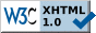 Valid XHTML-1.0